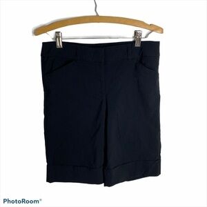 Anne Klein Black Bermuda Shorts Women’s Sz 4